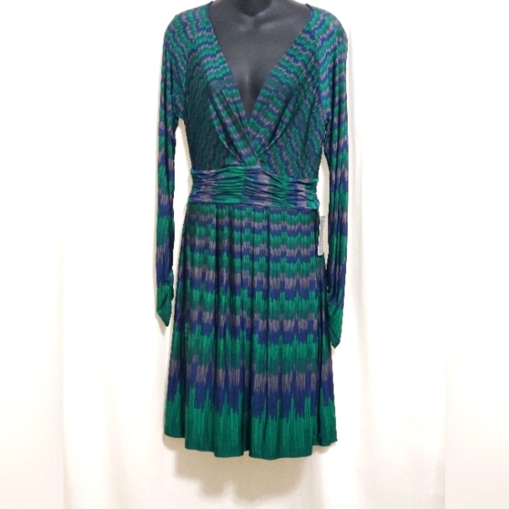 BCBG Max Azria Long Sleeved Contemporary Dress